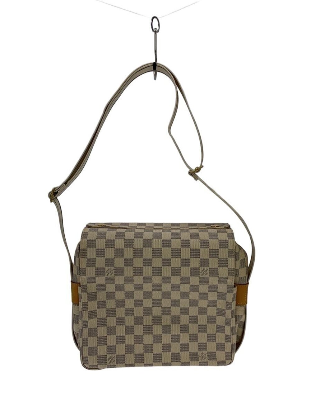 LOUIS VUITTON Naviglio Damier Azur White All over White
